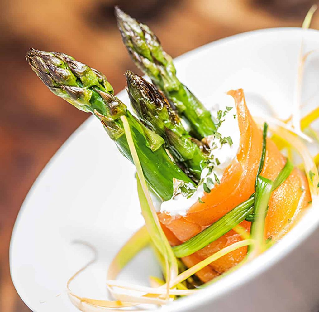 BALLOTIN DE SAUMON AUX ASPERGES | DiabeteMagazine